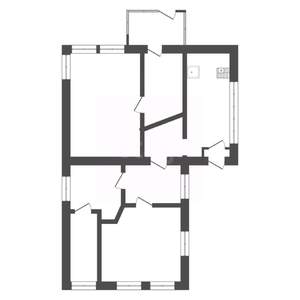 Дом 42м², 1-этажный, участок 2 сот.