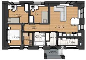 Дом 80м², 1-этажный, участок 10 сот.