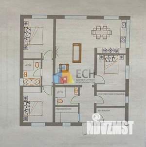 Дом 132м², 1-этажный, участок 8 сот.