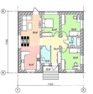 Дом 100м², 1-этажный, участок 10 сот.