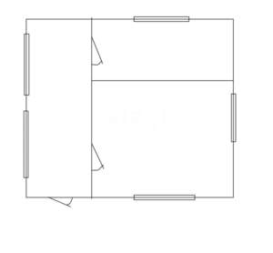 Дом 28м², 1-этажный, участок 7 сот.