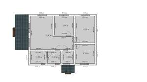 Дом 75м², 1-этажный, участок 10 сот.