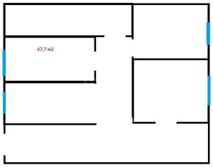 Дом 48м², 1-этажный, участок 303 сот.