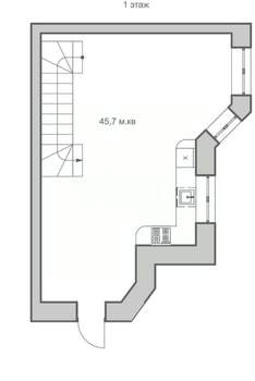 Таунхаус 85м², 3-этажный, участок 1 сот.