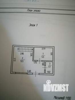 Дом 42м², 2-этажный, участок 10 сот.