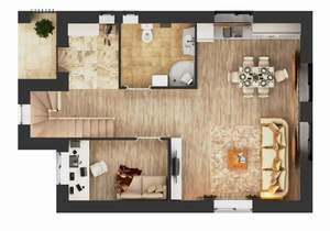 Дом 132м², 2-этажный, участок 10 сот.