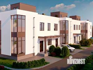 Таунхаус 129м², 2-этажный, участок 4 сот.  