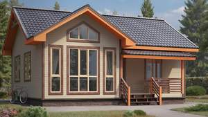 Дом 75м², 1-этажный, участок 7 сот.  