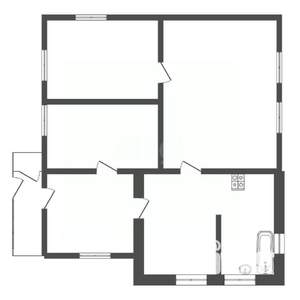 Дом 80м², 1-этажный, участок 17 сот.  