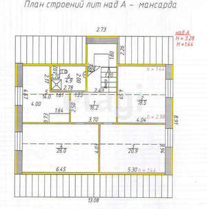 Дом 282м², 2-этажный, участок 22 сот.  