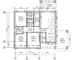 Дом 165м&sup2;, 1-этажный, участок 15 сот.  
