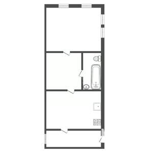 Дом 38м², 1-этажный, участок 3 сот.  