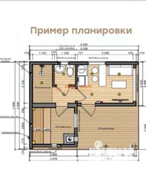 Дом 35м², 1-этажный, участок 5 сот.  