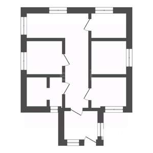 Дом 74м², 1-этажный, участок 3 сот.  