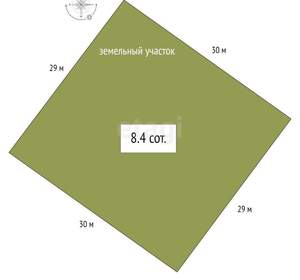 Дом 160м², 1-этажный, участок 8 сот.  