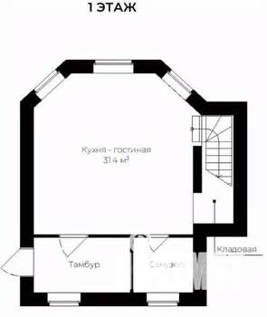 Дом 101м², 2-этажный, участок 5 сот.  
