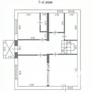 Дом 207м², 2-этажный, участок 8 сот.  