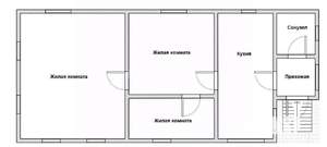Дом 50м², 1-этажный, участок 8 сот.  