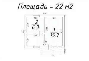 Дача 22м², 1-этажный, участок 13 сот.  