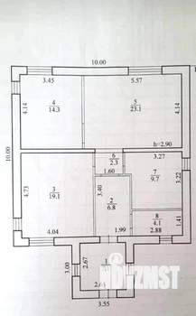 Коттедж 90м², 2-этажный, участок 10 сот.  
