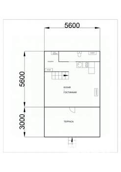 Дом 50м², 2-этажный, участок 14 сот.  