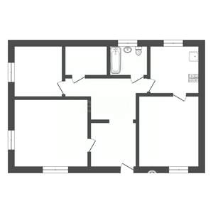 Дом 120м², 1-этажный, участок 12 сот.  