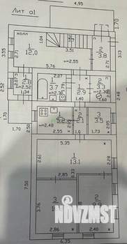 Дом 179м², 2-этажный, участок 8 сот.  