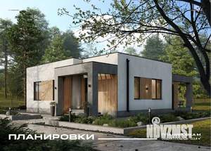 Коттедж 113м², 1-этажный, участок 6 сот.  