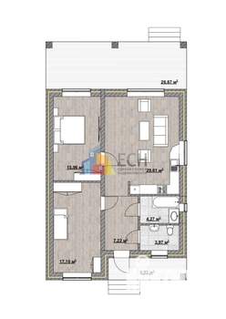 Дом 85м², 1-этажный, участок 6 сот.  