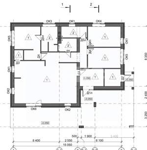 Коттедж 140м², 1-этажный, участок 8 сот.  