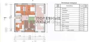 Дом 117м², 1-этажный, участок 10 сот.  