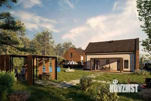 Дом 126м², 1-этажный, участок 9 сот.  