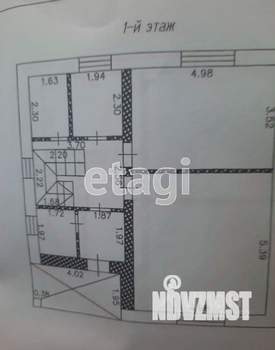 Дом 176м², 2-этажный, участок 6 сот.  