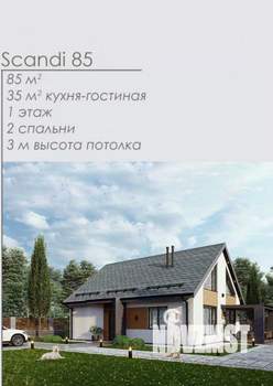 Дача 85м², 1-этажный, участок 5 сот.  