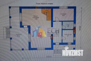 Коттедж 240м², 2-этажный, участок 11 сот.  