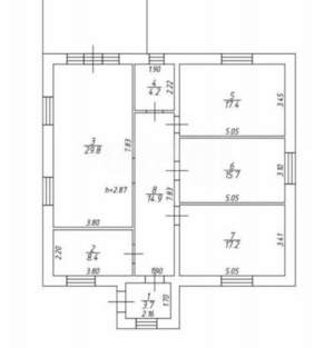 Дом 110м², 1-этажный, участок 10 сот.  