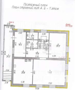 Дом 282м², 2-этажный, участок 22 сот.  
