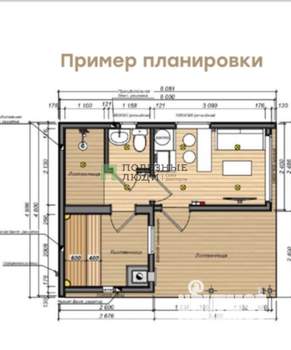 Дом 30м², 1-этажный, участок 5 сот.  