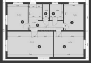 Дом 83м², 1-этажный, участок 6 сот.  