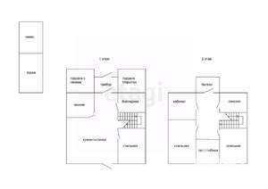 Дом 147м², 2-этажный, участок 10 сот.  