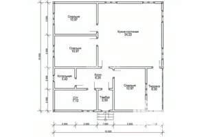 Коттедж 100м², 2-этажный, участок 5 сот.  