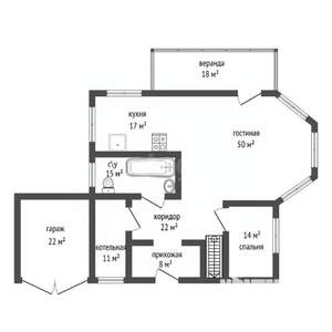 Дом 264м&sup2;, 2-этажный, участок 12 сот.  