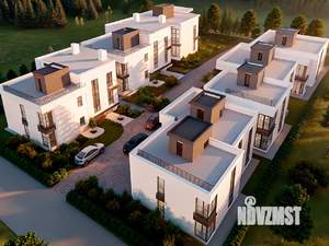 Таунхаус 129м², 2-этажный, участок 4 сот.  