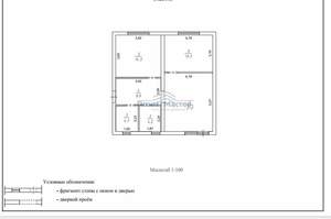 Дом 70м², 1-этажный, участок 6 сот.  