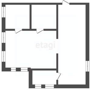 Дом 43м&sup2;, 1-этажный, участок 6 сот.  