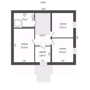 Дом 160м², 2-этажный, участок 20 сот.  