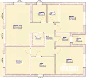 Дом 172м², 1-этажный, участок 8 сот.  