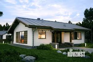 Дом 54м², 1-этажный, участок 3 сот.  