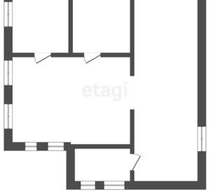 Дом 43м&sup2;, 1-этажный, участок 6 сот.  