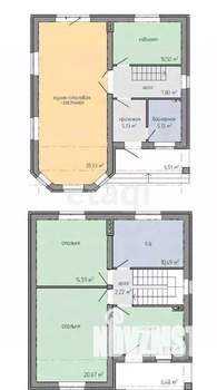 Дом 155м², 2-этажный, участок 8 сот.  